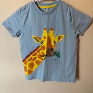 Mini Biden Blue Giraffe Kids T-Shirt